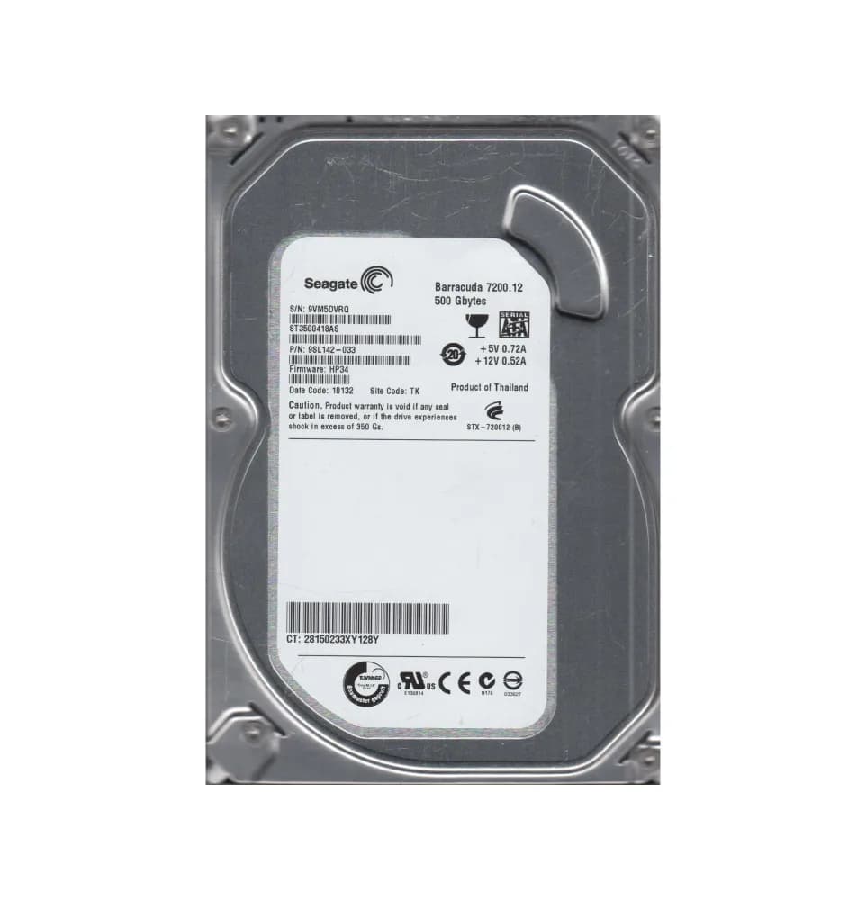 Seagate 9SL142-033 500GB 3Gb/s SATA