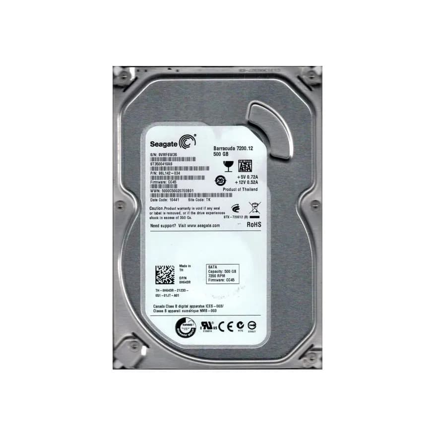 Seagate 9SL142-034 500GB 3Gb/s SATA