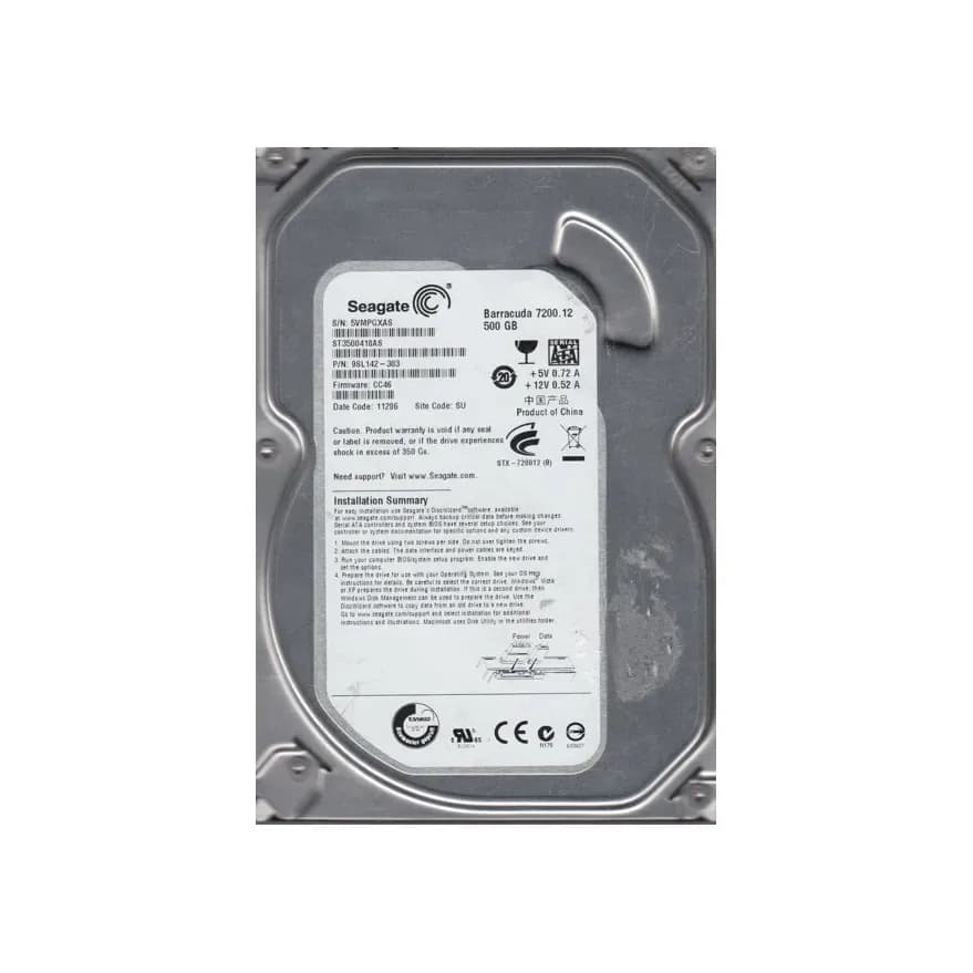 Seagate 9SL142-303 500GB 3Gb/s SATA