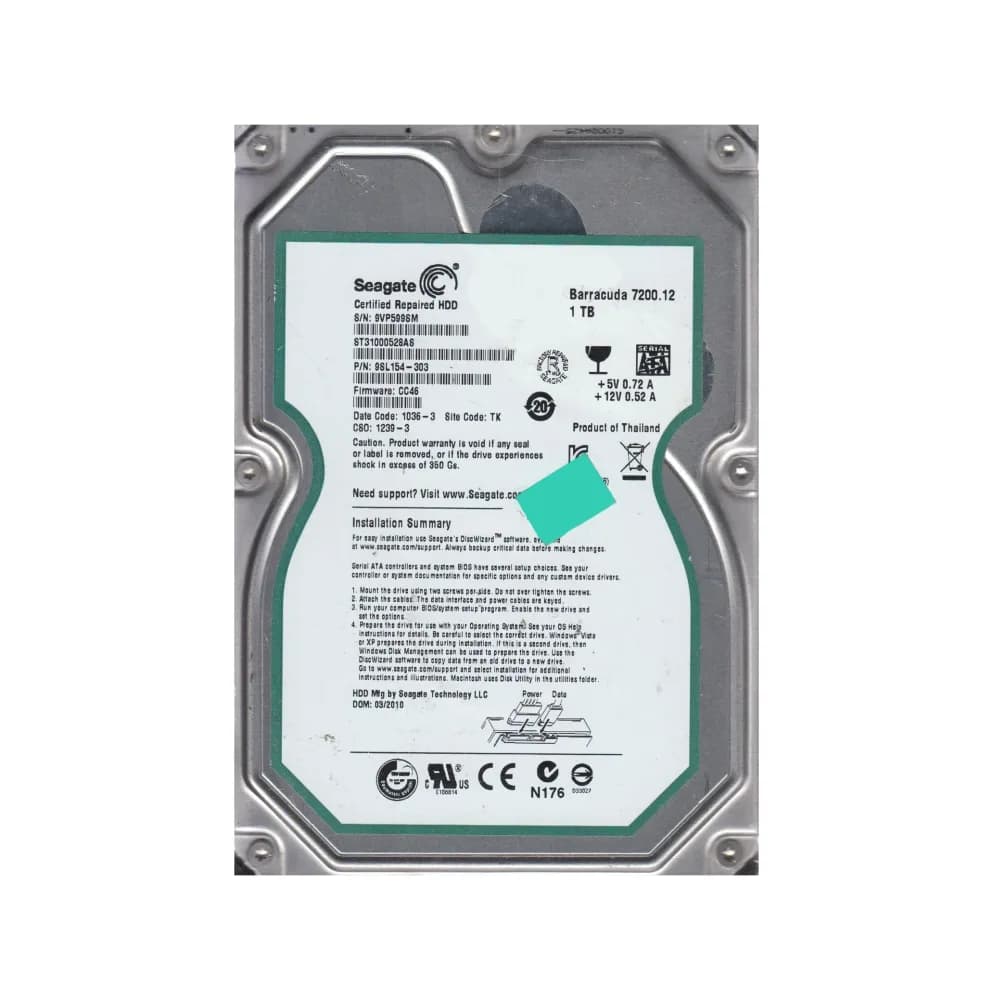 Seagate 9SL154-303 1TB 3Gb/s SATA