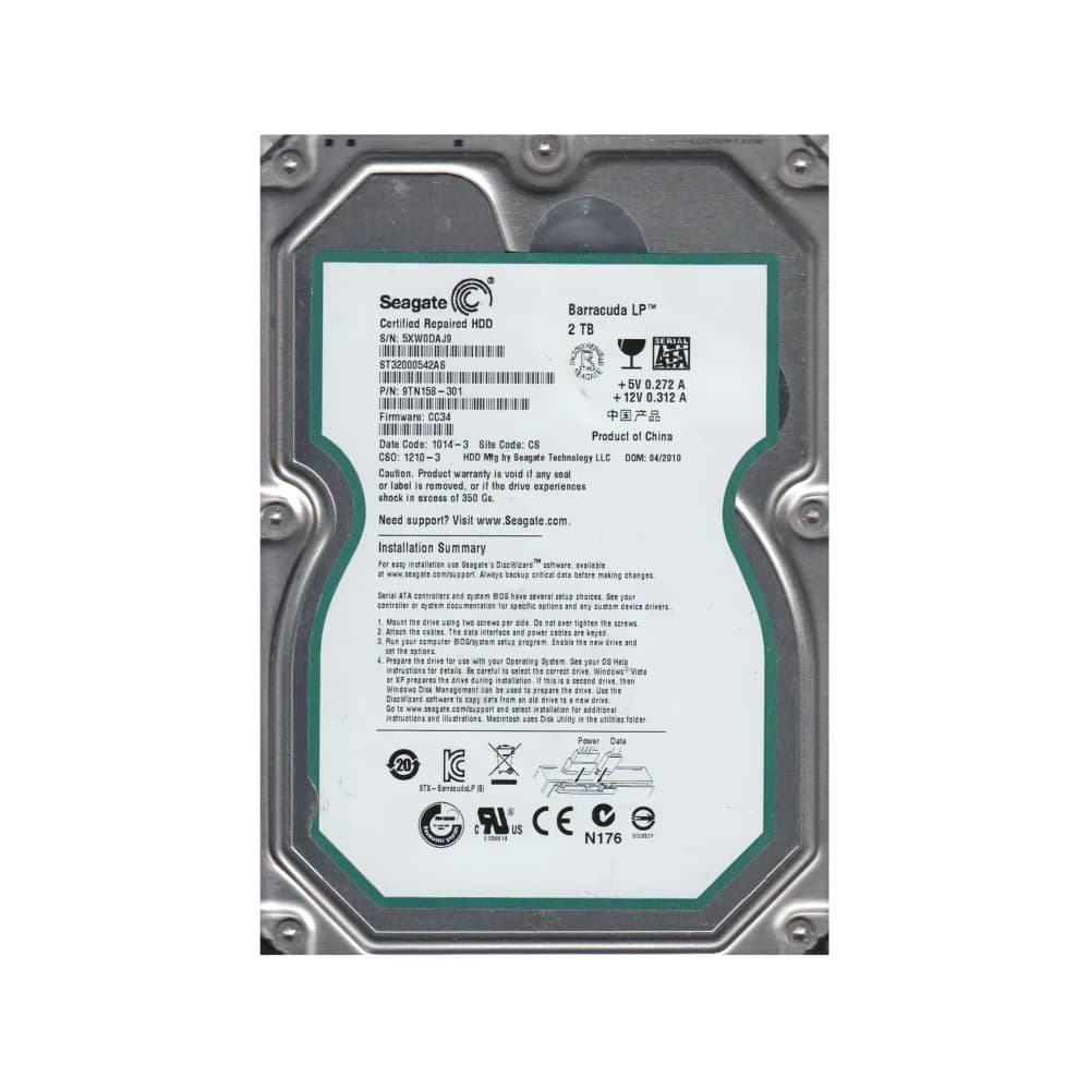 Seagate 9TN158-301 2TB 3Gb/s SATA