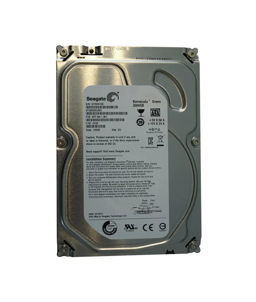 Seagate 9VT166-301 2TB 6Gb/s SATA
