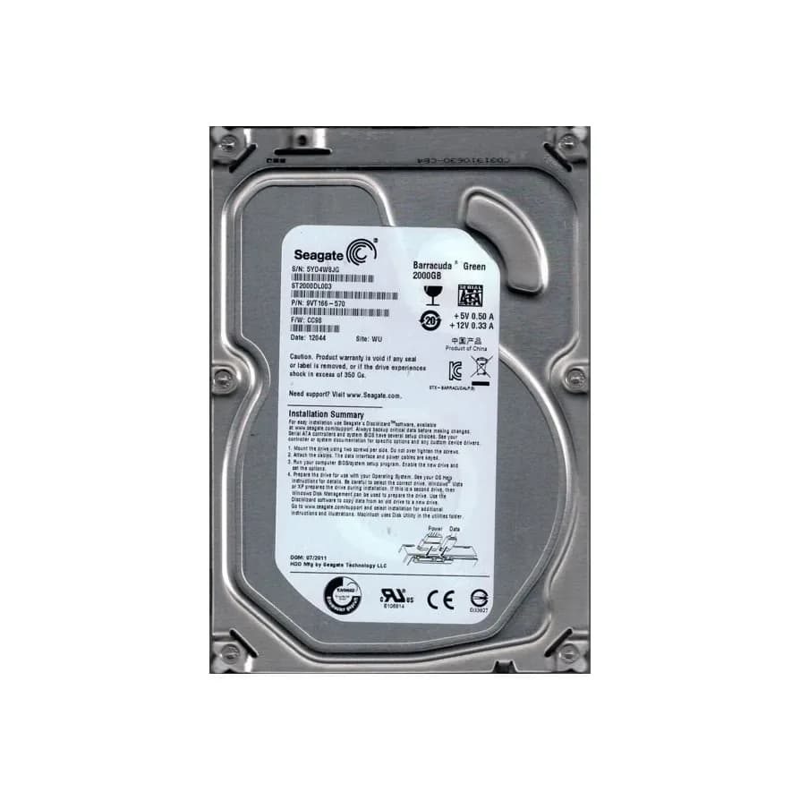 Seagate 9VT166-570 2TB 6Gb/s SATA