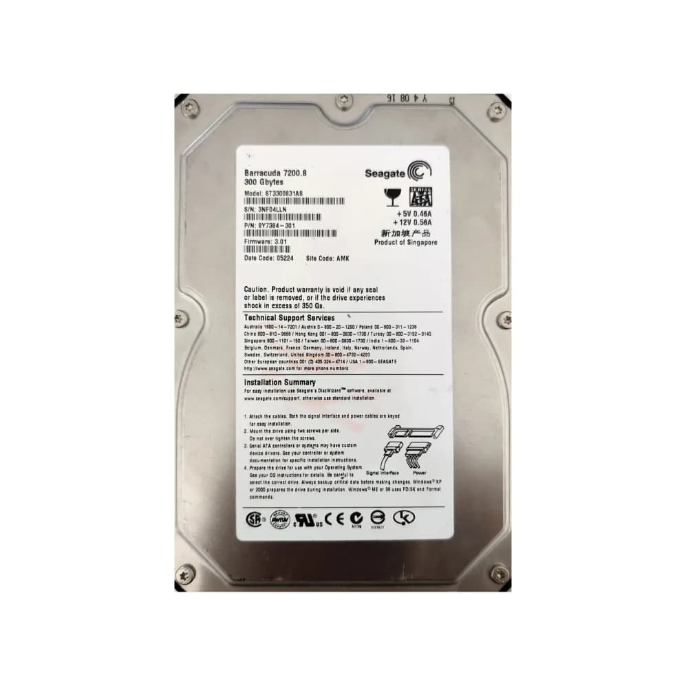 Seagate 9Y7384-301 300GB 1.5Gb/s SATA
