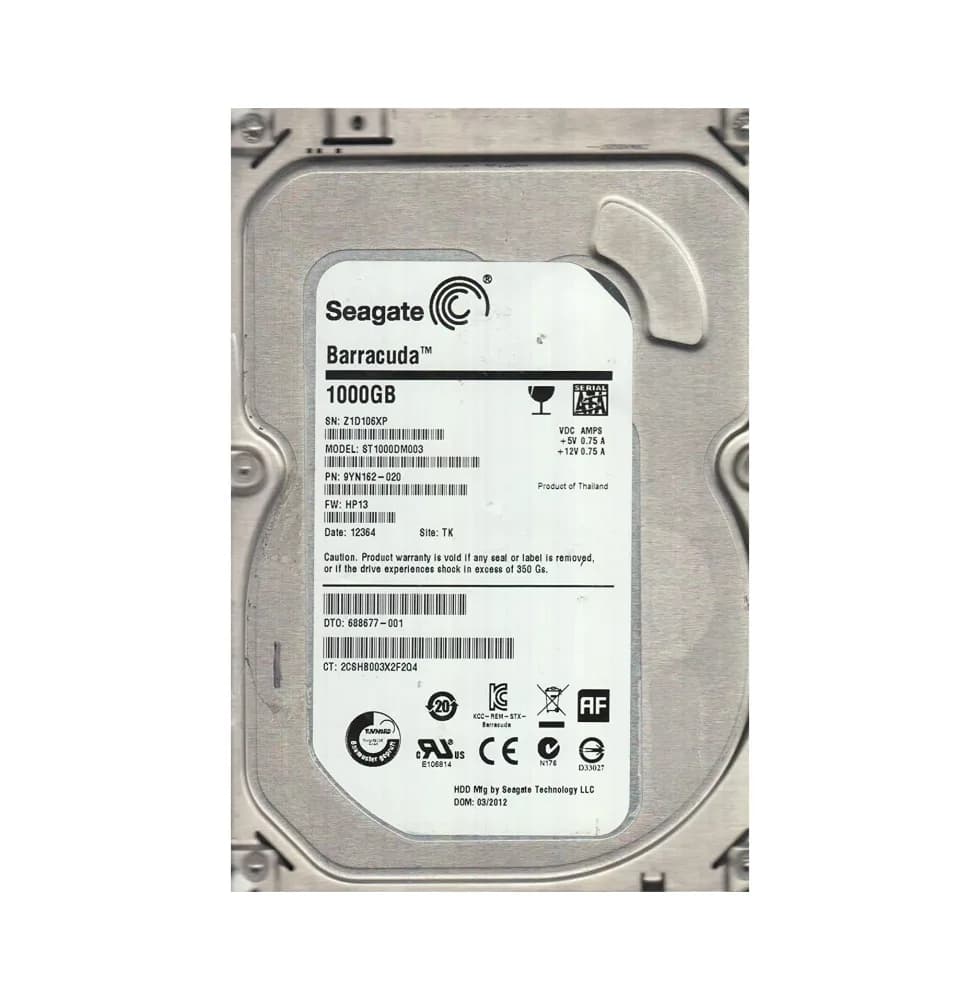 Seagate 9YN162-020 1TB 6Gb/s SATA