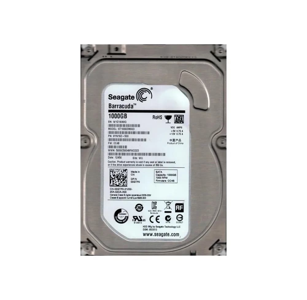 Seagate 9YN162-500 1TB 6Gb/s SATA