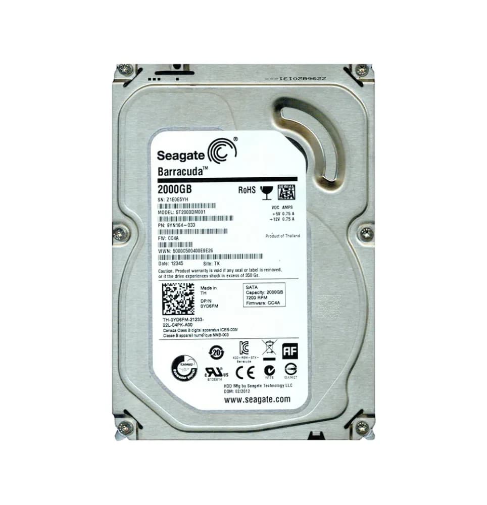 Seagate 9YN164-033 2TB 6Gb/s SATA