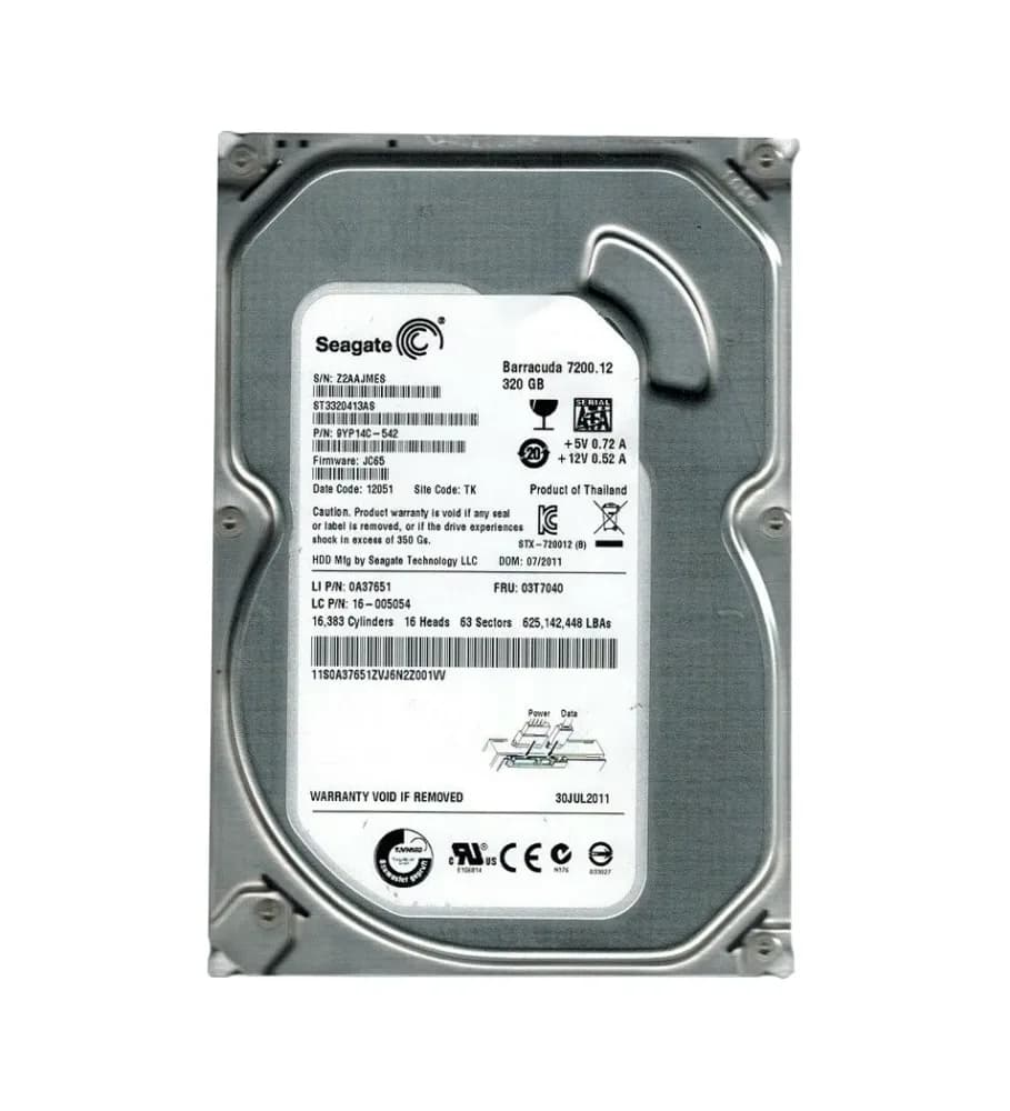 Seagate 9YP14C-542 320GB 6Gb/s SATA
