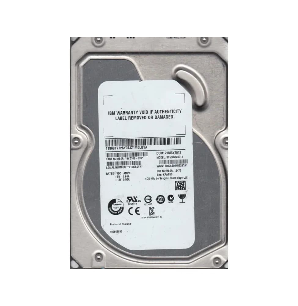 Seagate 9YZ162-039 500GB 6Gb/s SATA