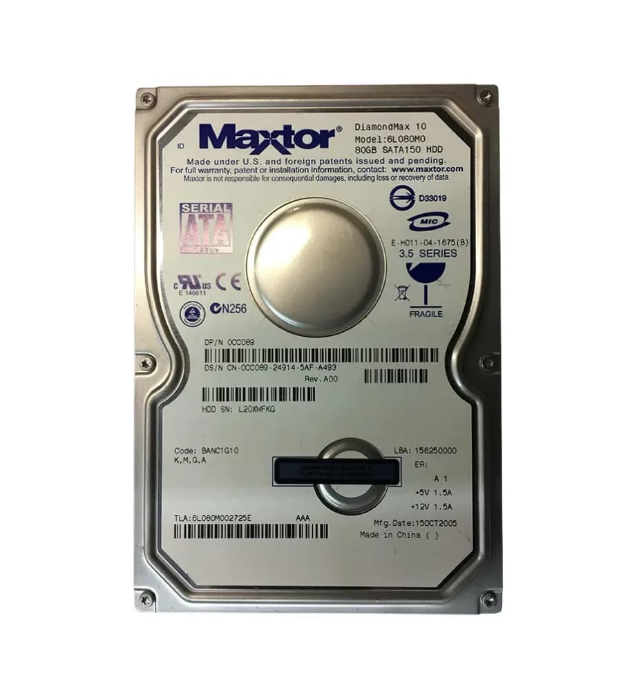 Dell CC089 80GB 1.5Gb/s SATA