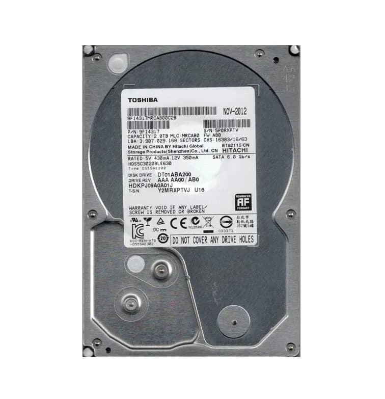 Toshiba DT01ABA200 2TB 6Gb/s SATA