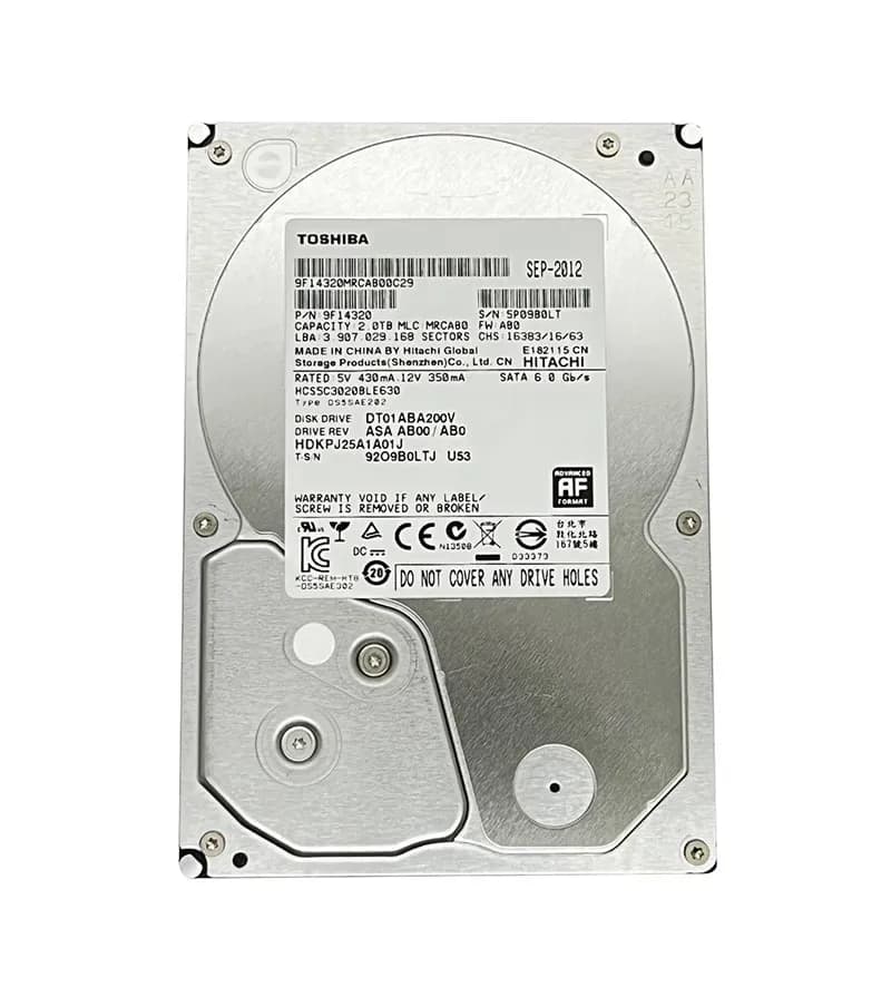 Toshiba DT01ABA200V 2TB 6Gb/s SATA