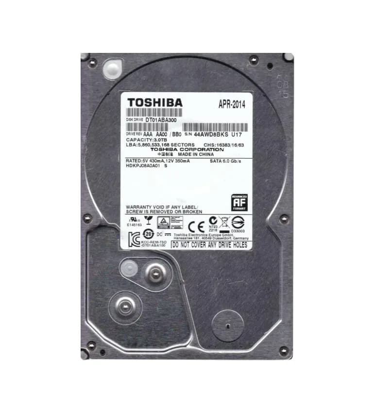 Toshiba DT01ABA300 3TB 6Gb/s SATA