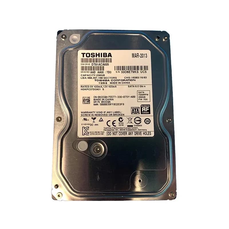 Toshiba DT01ACA025 250GB 6Gb/s SATA