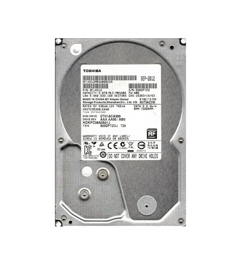 Toshiba DT01ACA300 3TB 6Gb/s SATA