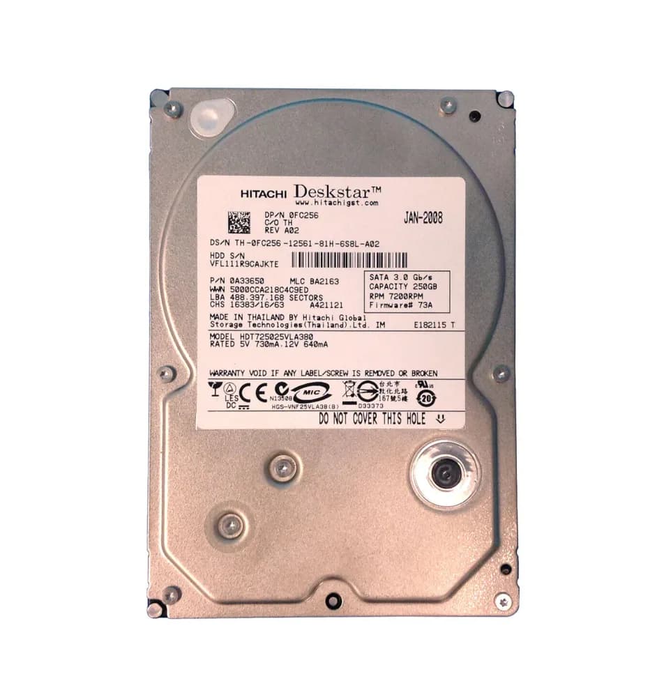 Dell FC256 250GB 3Gb/s SATA