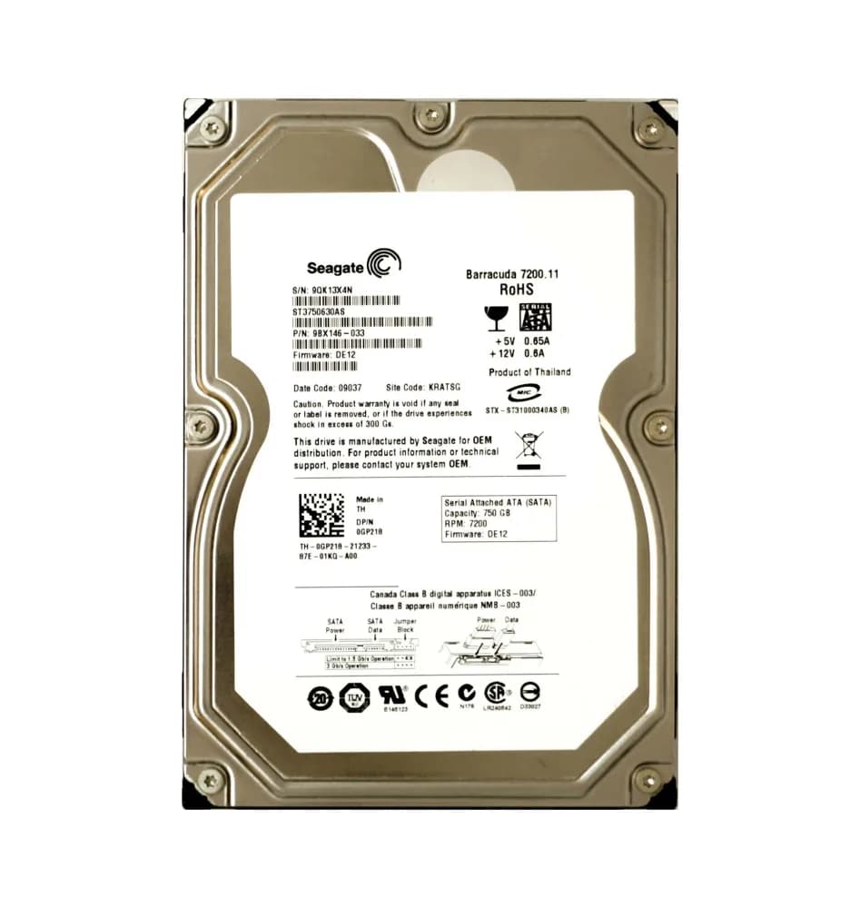 Dell GP218 750GB 3Gb/s SATA
