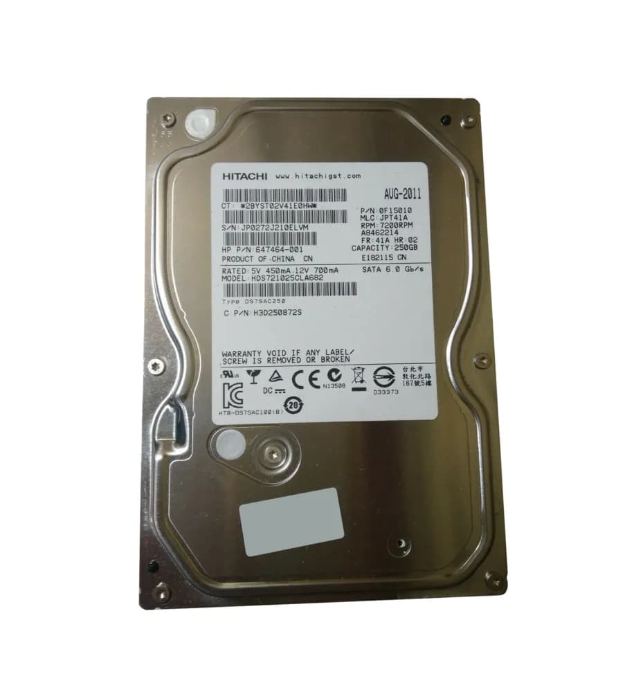 HGST H3D250872S 250GB 3Gb/s SATA