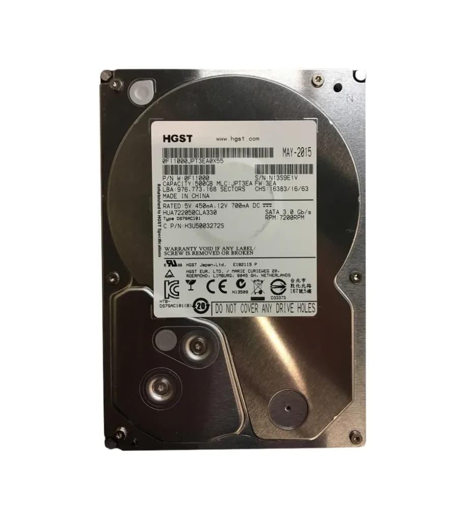 HGST H3U5003272S 500GB 3Gb/s SATA