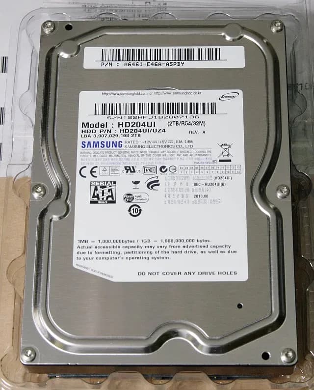 Samsung HD204UI 2TB 3Gb/s SATA
