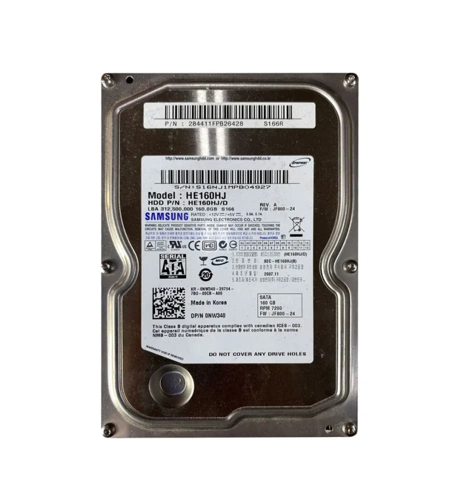 Samsung HE160HJ/D 160GB 3Gb/s SATA