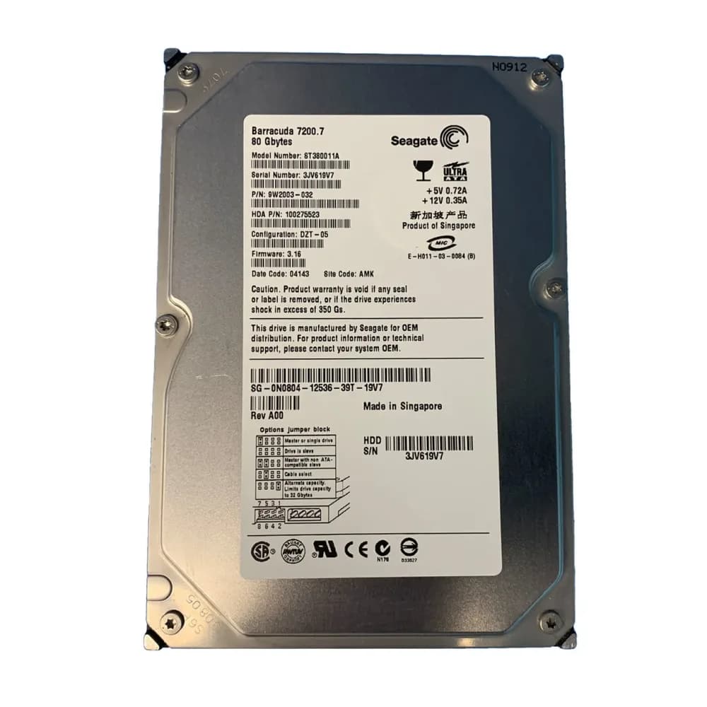 Dell N0804 80GB IDE Ultra ATA/100 (ATA-6)
