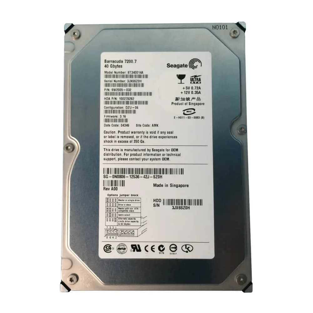 Dell N0806 40GB IDE Ultra ATA/100 (ATA-6)