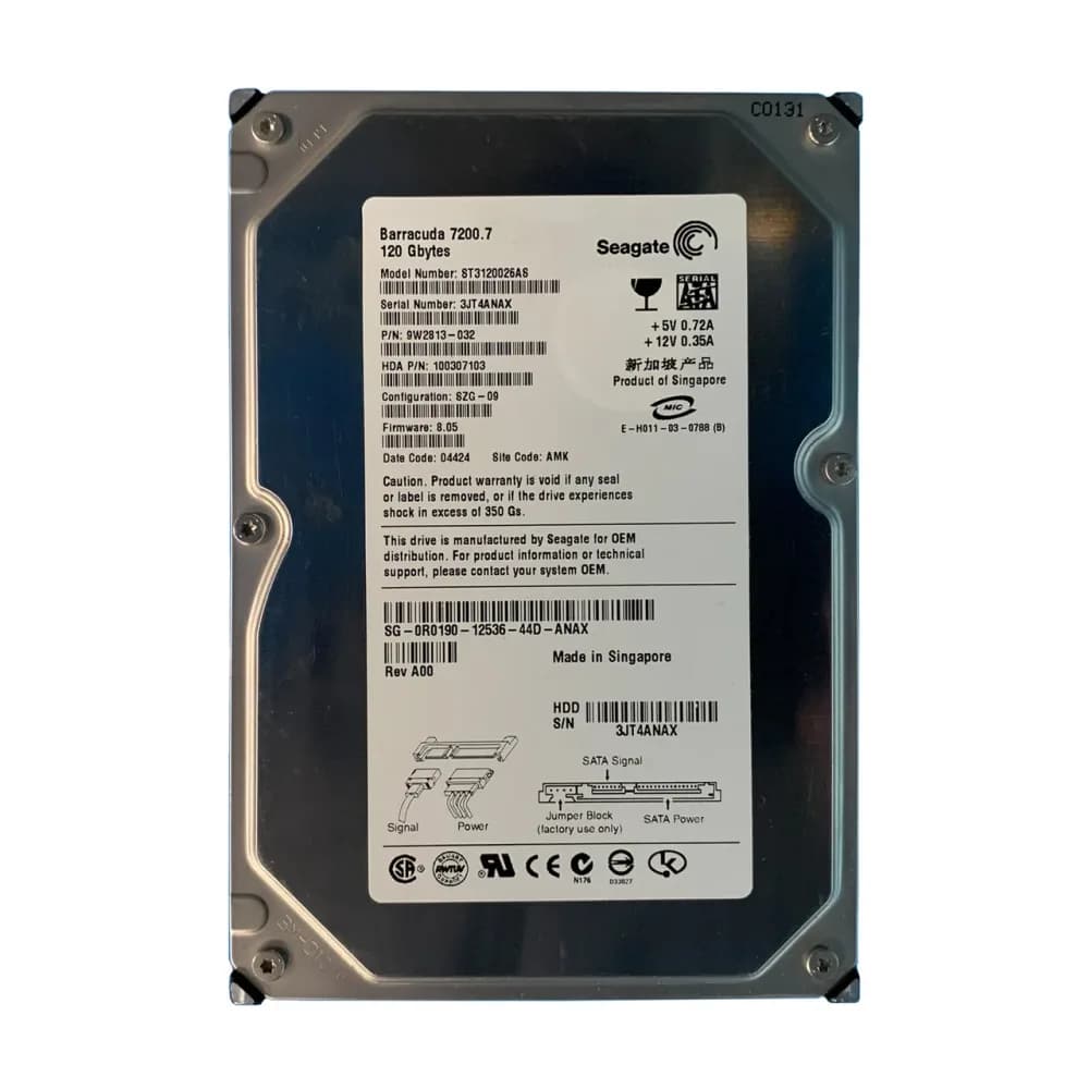 Dell R0190 120GB 1.5Gb/s SATA