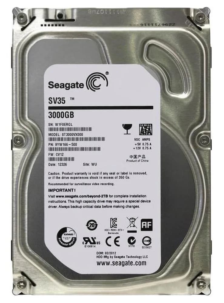Seagate ST3000VX000 3TB 6Gb/s SATA