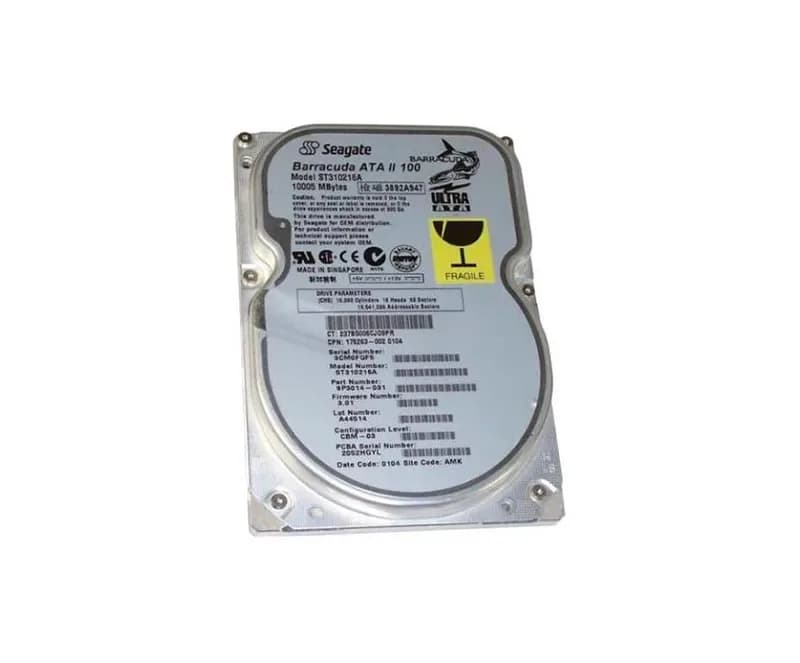 Seagate ST310216A 10GB IDE Ultra ATA/100 (ATA-6)