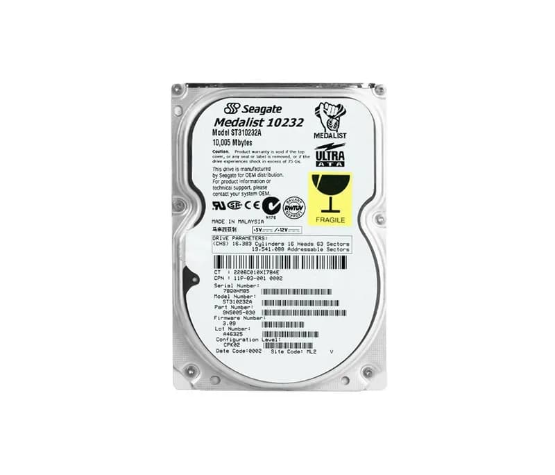 Seagate ST310232A 10.2GB IDE Ultra ATA/66 (ATA-5)