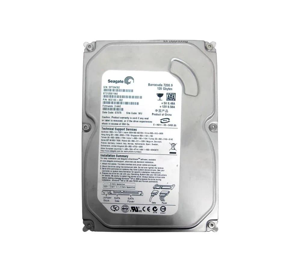Seagate ST3120811AS 120GB 3Gb/s SATA