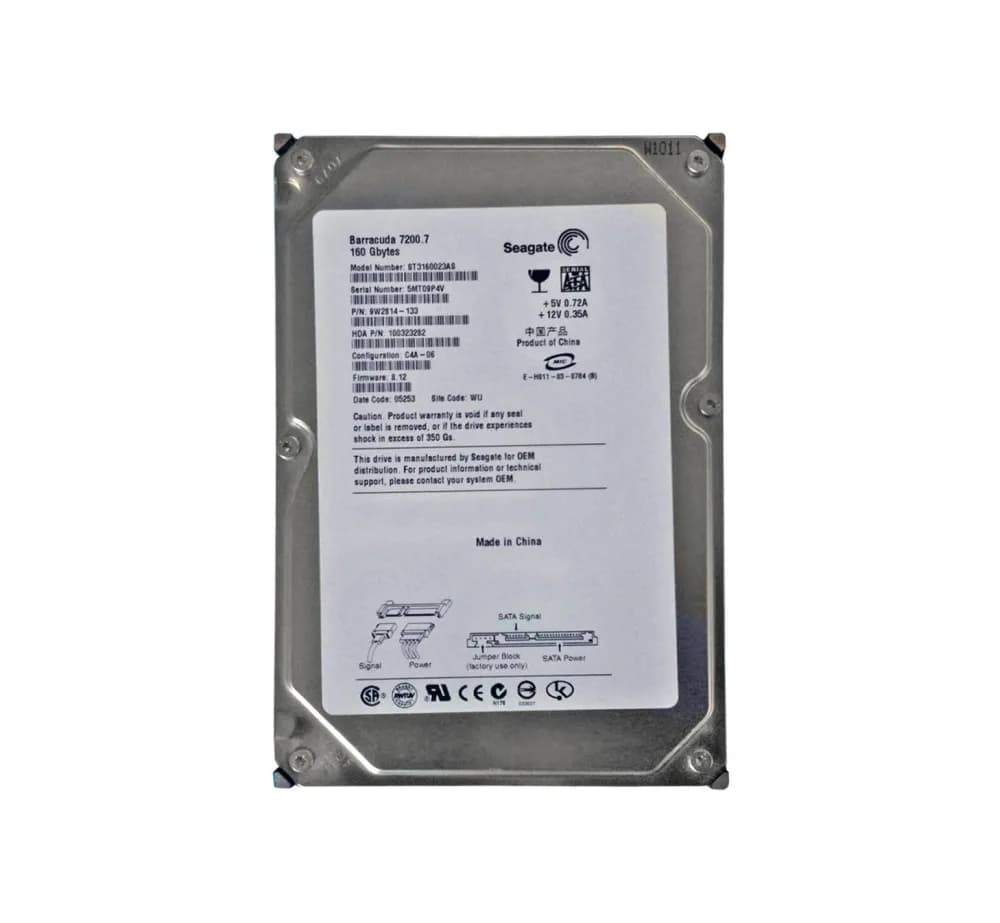 Seagate ST3160023AS 160GB 1.5Gb/s SATA