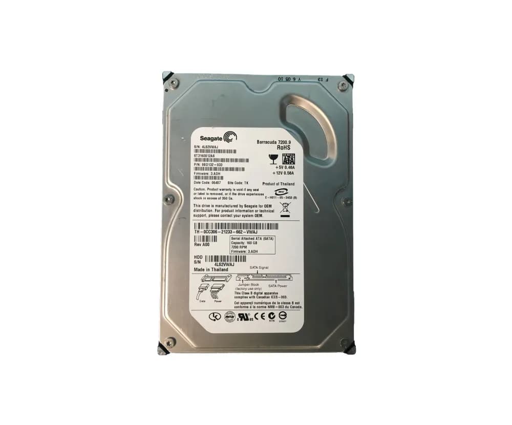 Seagate ST3160812AS 160GB 3Gb/s SATA