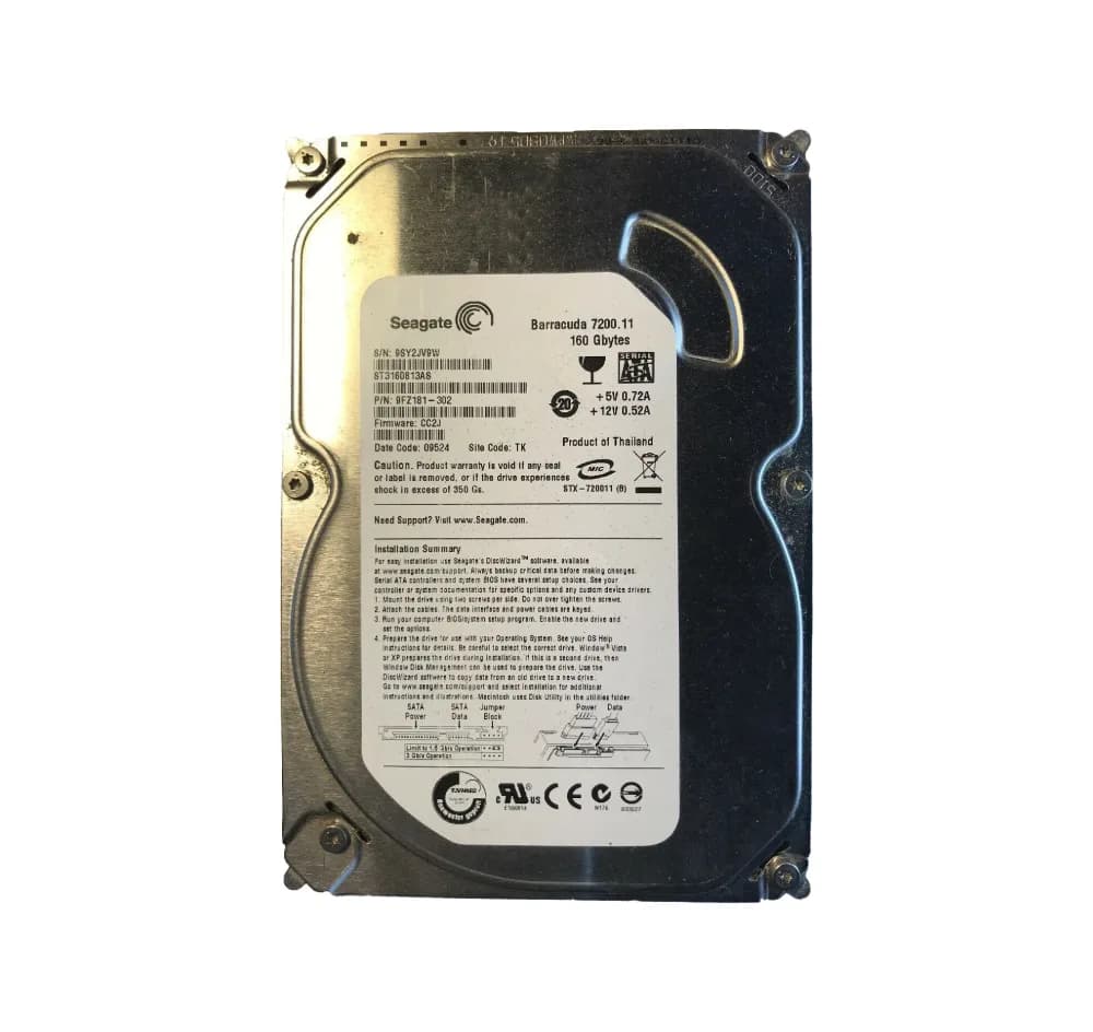 Seagate ST3160813AS 160GB 3Gb/s SATA