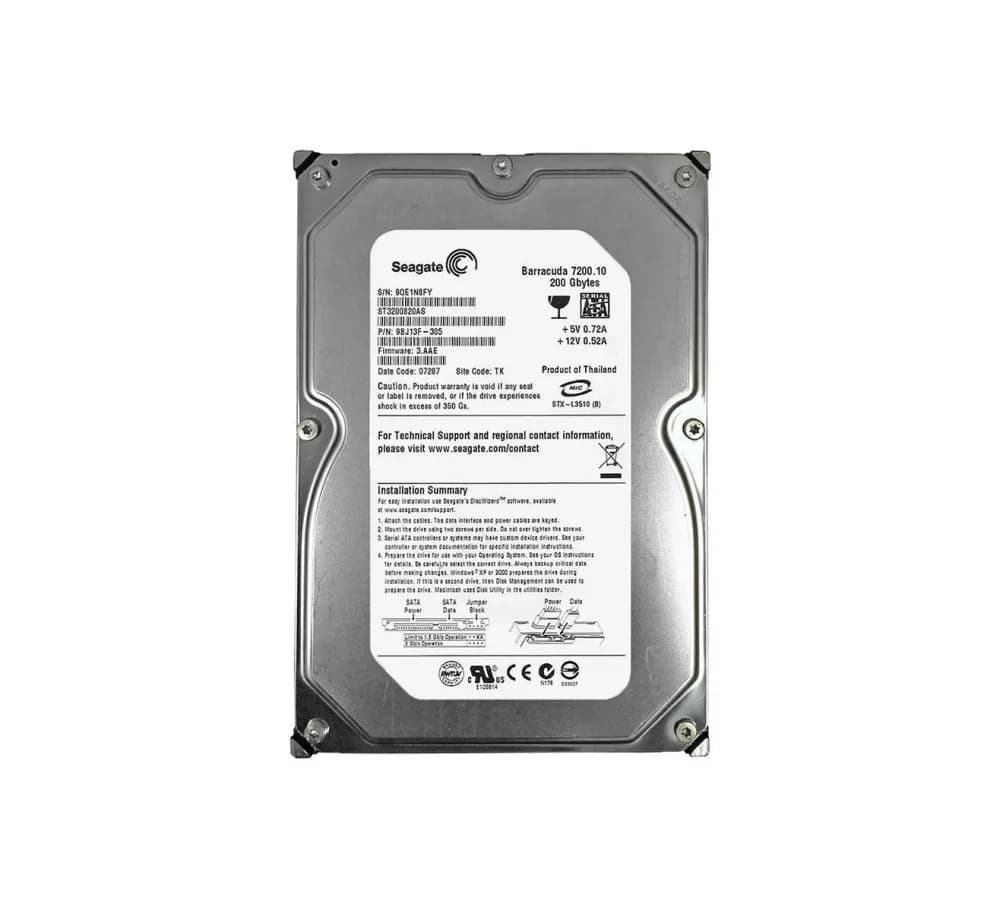 Seagate ST3200820AS 200GB 3Gb/s SATA