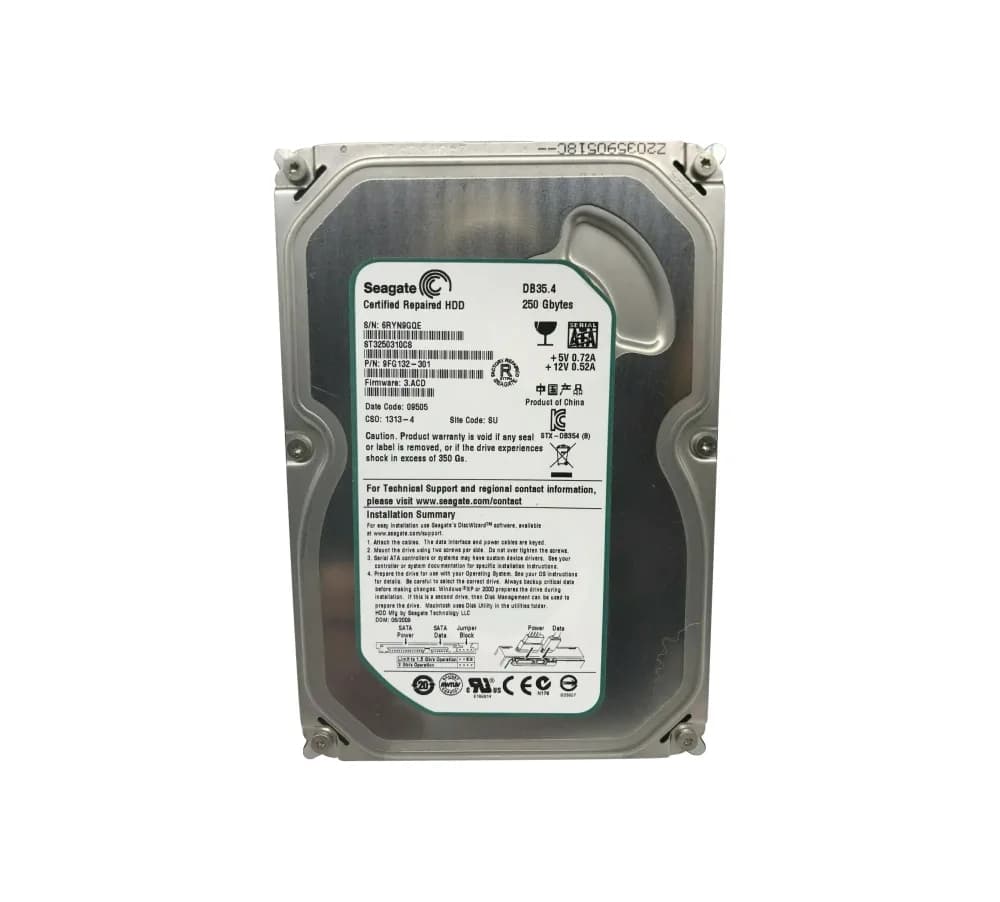 Seagate ST3250310CS 250GB 3Gb/s SATA