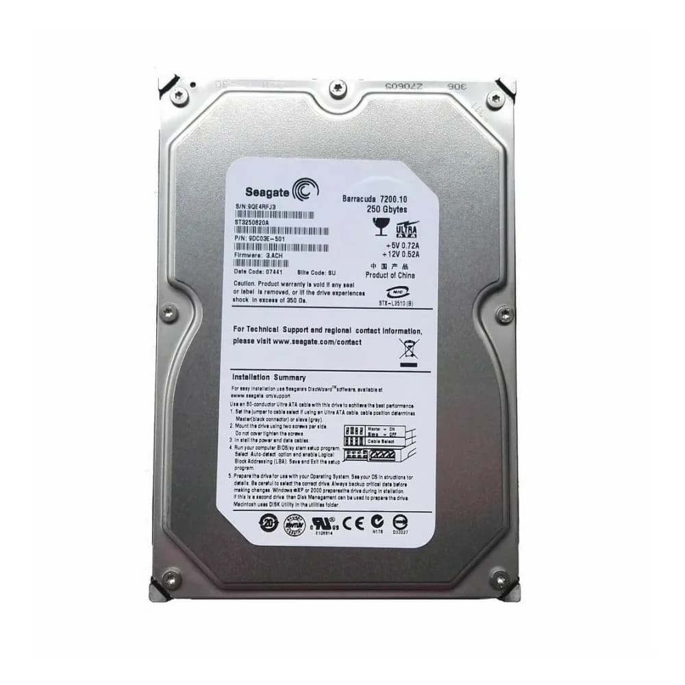Seagate ST3250820A 250GB IDE Ultra ATA/100 (ATA-6)