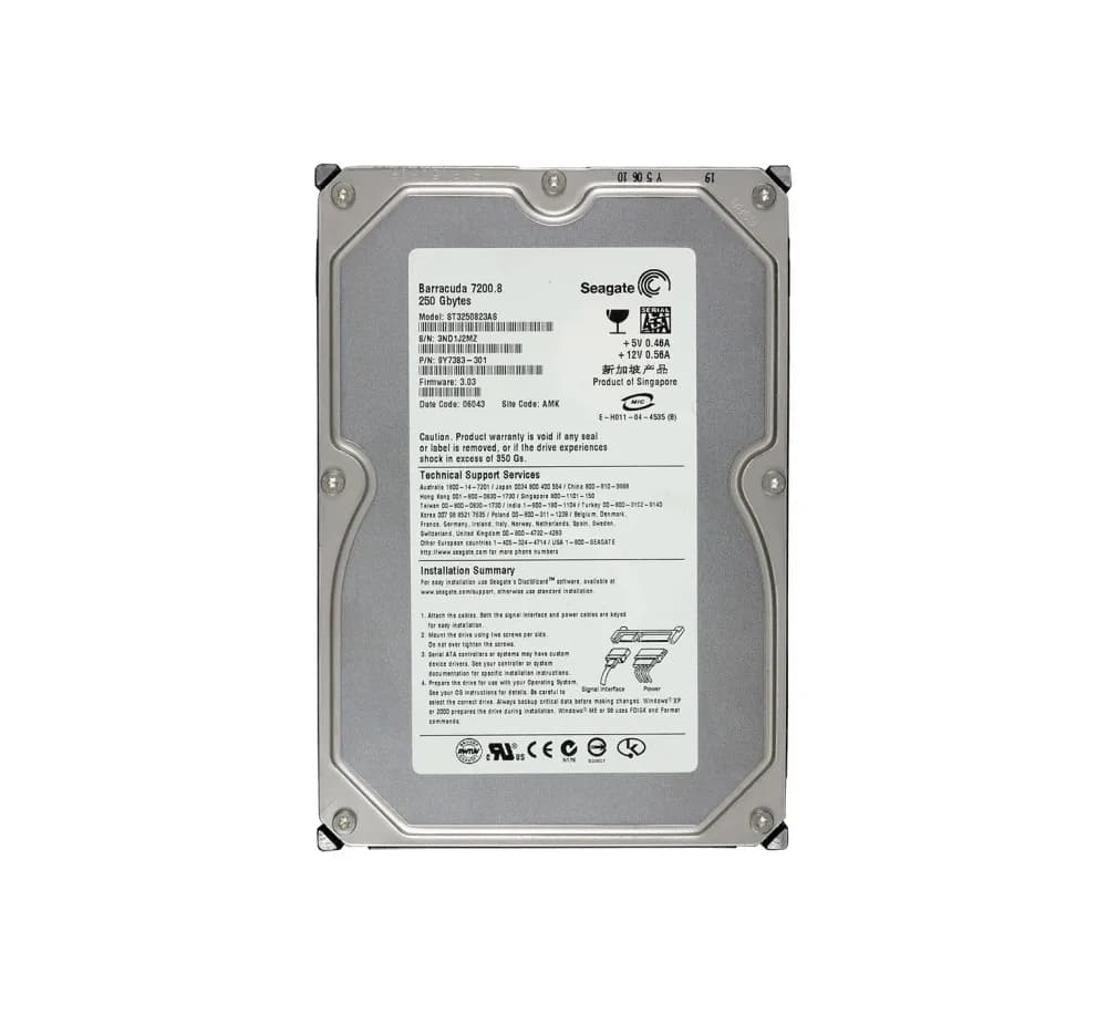 Seagate ST3250823AS 250GB 1.5Gb/s SATA