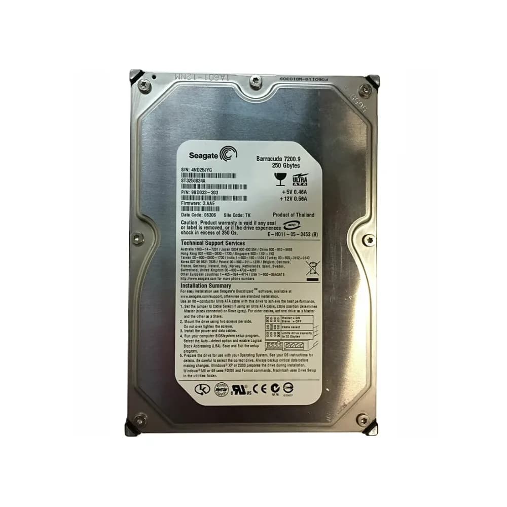 Seagate ST3250824A 250GB IDE Ultra ATA/100 (ATA-6)