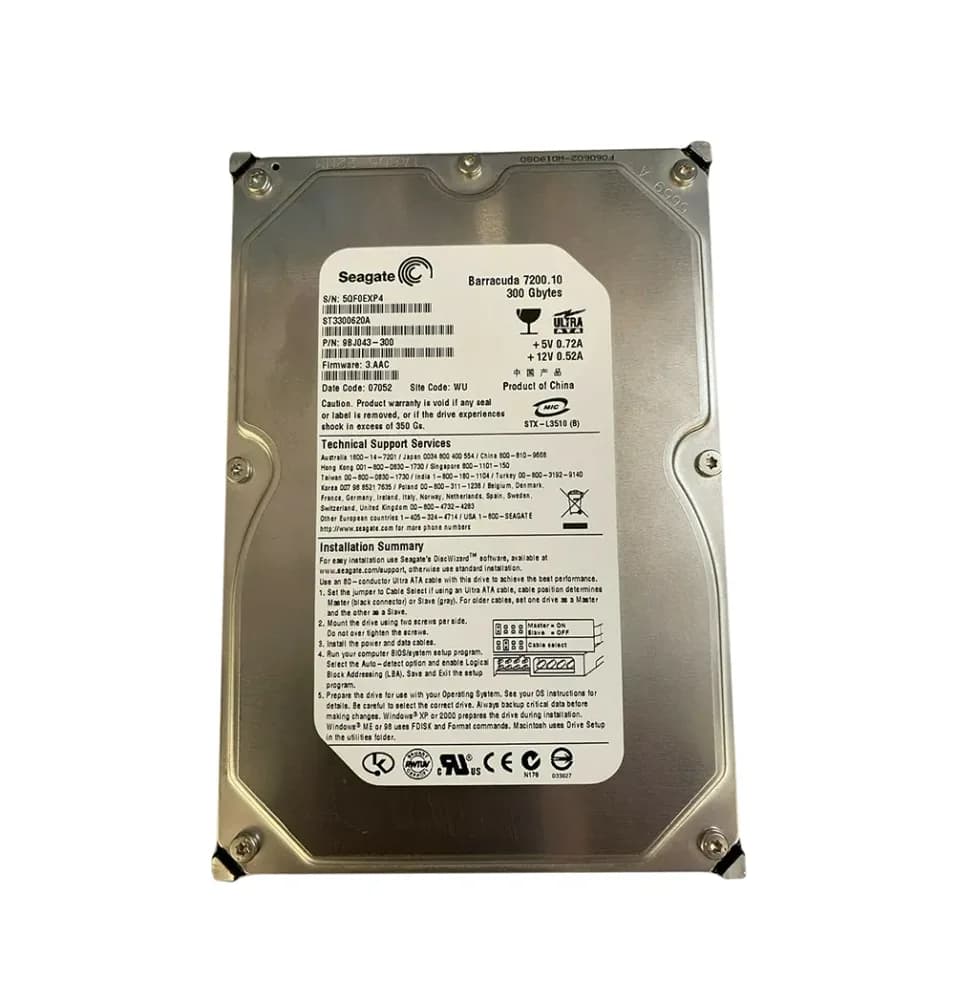 Seagate ST3300620A 300GB IDE Ultra ATA/100 (ATA-6)