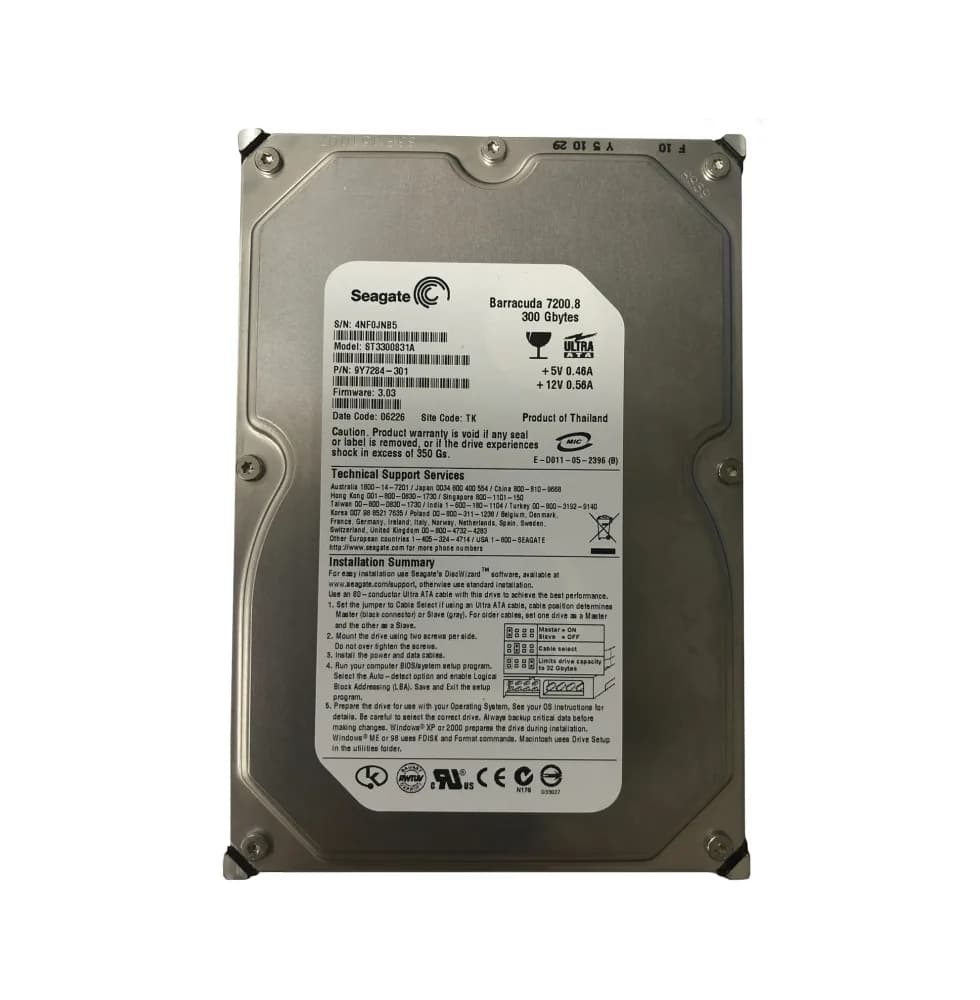 Seagate ST3300831A 300GB IDE Ultra ATA/100 (ATA-6)