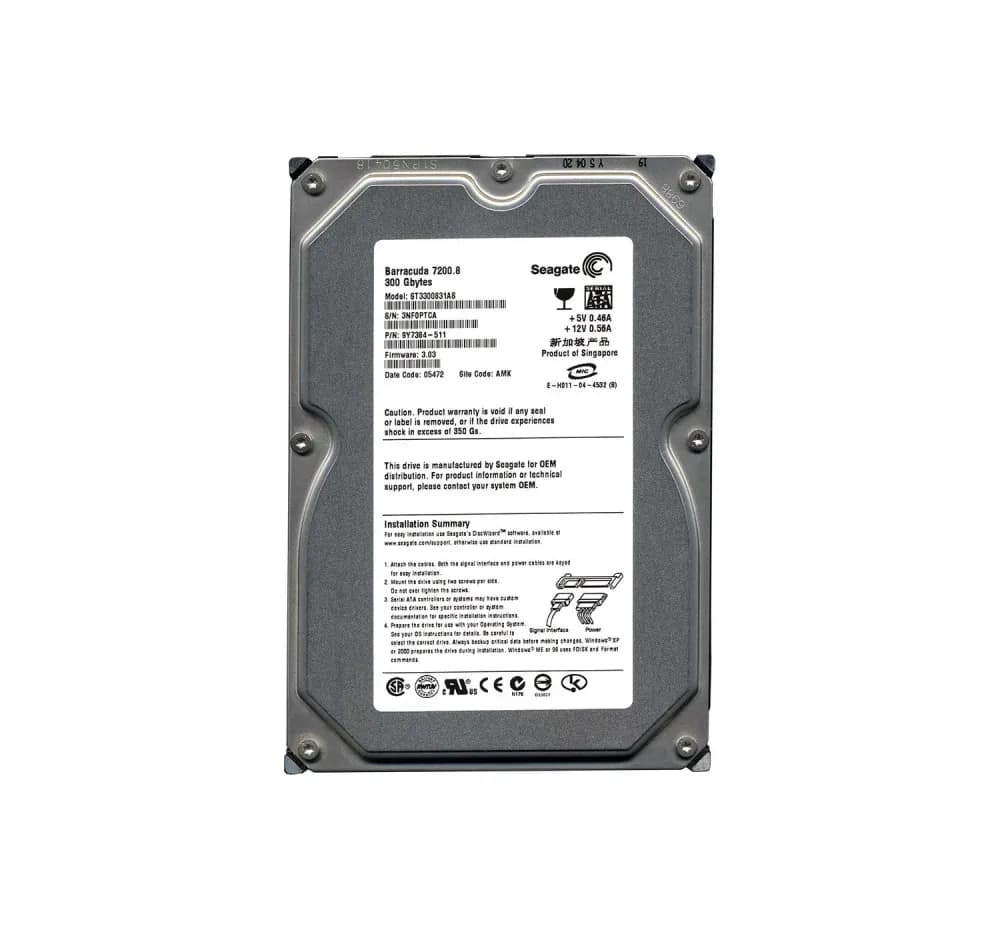 Seagate ST3300831AS 300GB 1.5Gb/s SATA