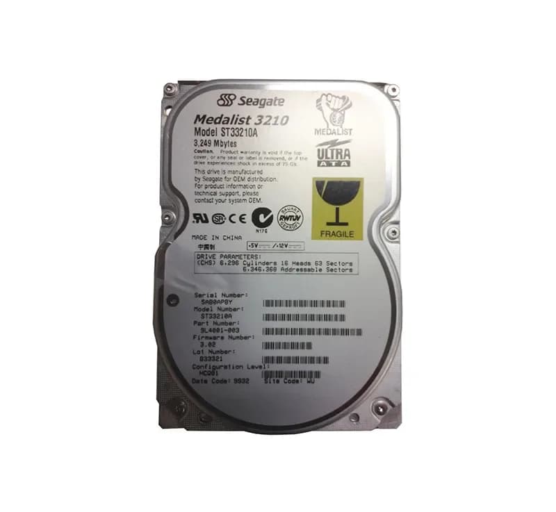 Seagate ST33210A 3.2GB IDE Ultra ATA/33 (ATA-4)