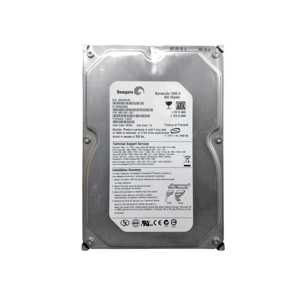 Seagate ST3400633AS 400GB 3Gb/s SATA