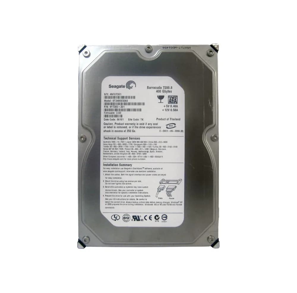 Seagate ST3400832AS 400GB 1.5Gb/s SATA