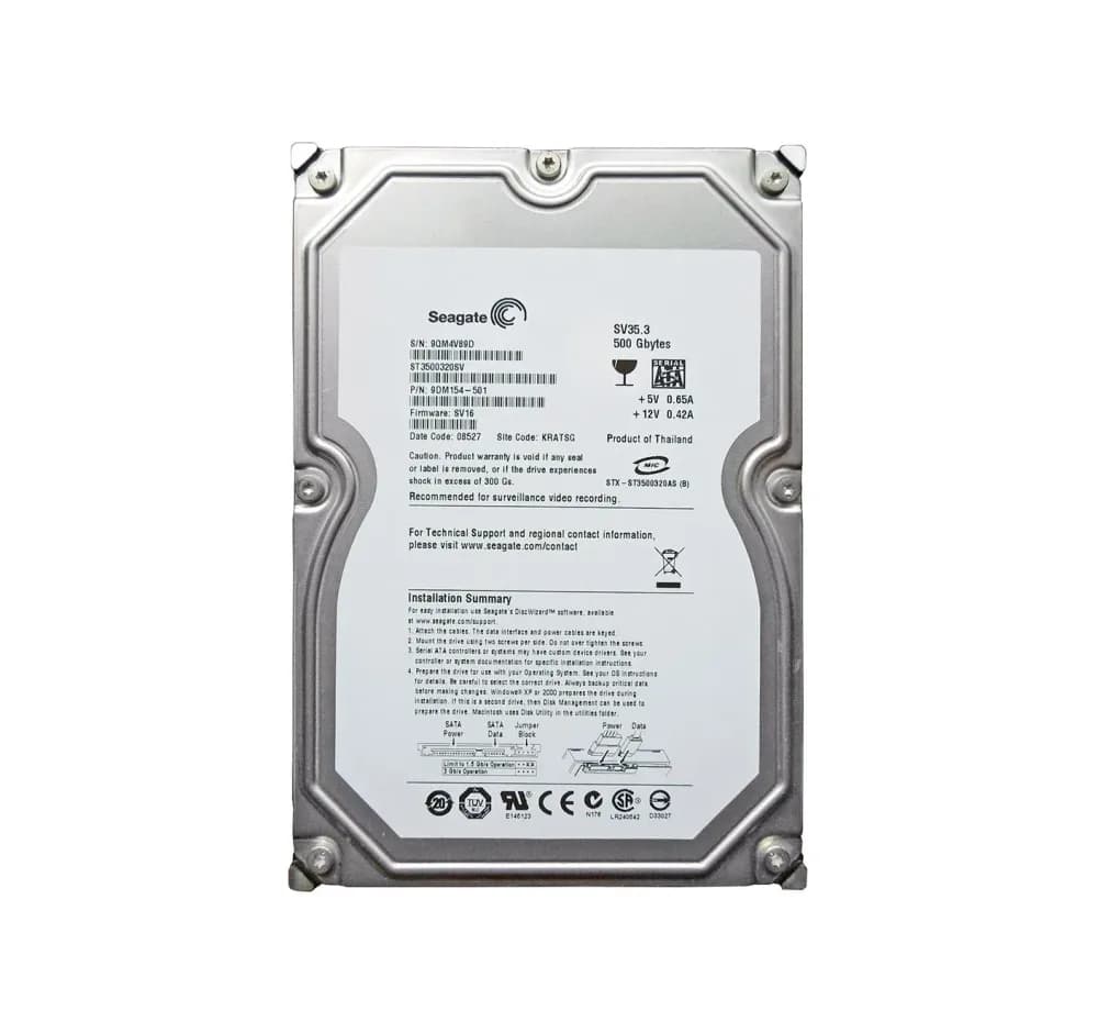 Seagate ST3500320SV 500GB 3Gb/s SATA