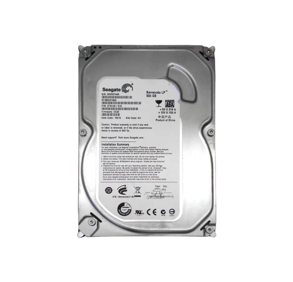 Seagate ST3500412AS 500GB 3Gb/s SATA