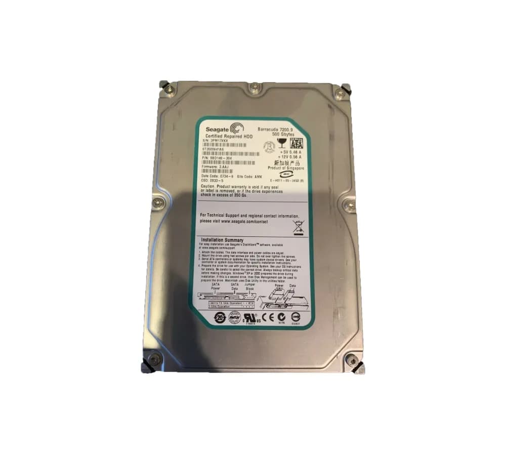 Seagate ST3500641AS 500GB 3Gb/s SATA