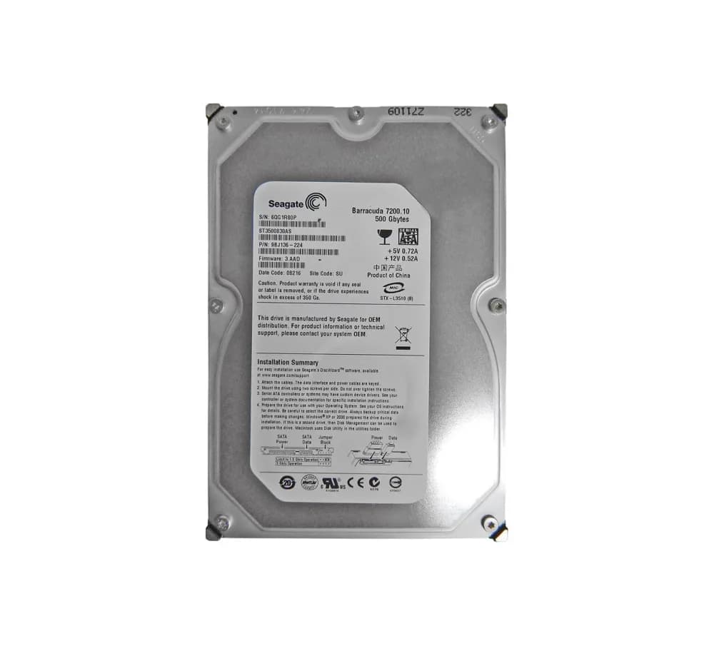 Seagate ST3500830AS 500GB 3Gb/s SATA